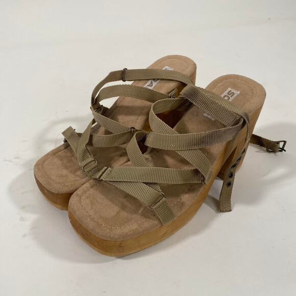 Vintage y2k wooden platform shoes - Picture 5 of 7